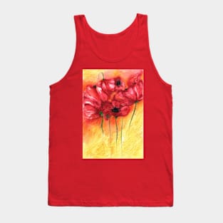 Poppy flowers Tank Top